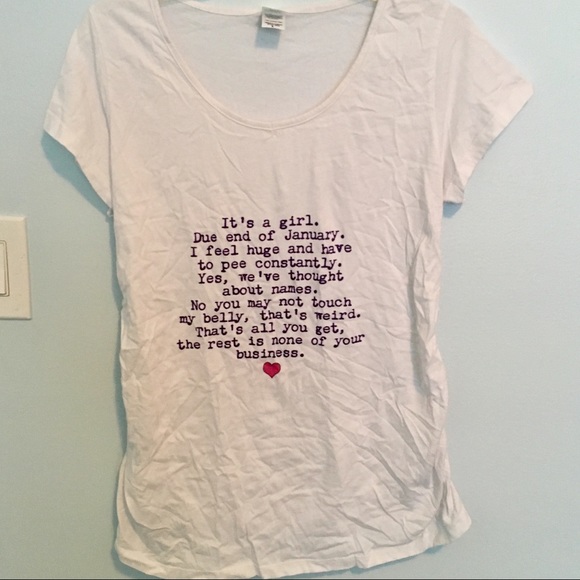 Tops - Funny Maternity Shirt - January Girl Tops - Funny Maternity Shirt - January Girl
